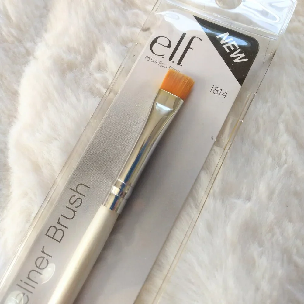 Set of (3) e.l.f. makeup cosmetic brushes